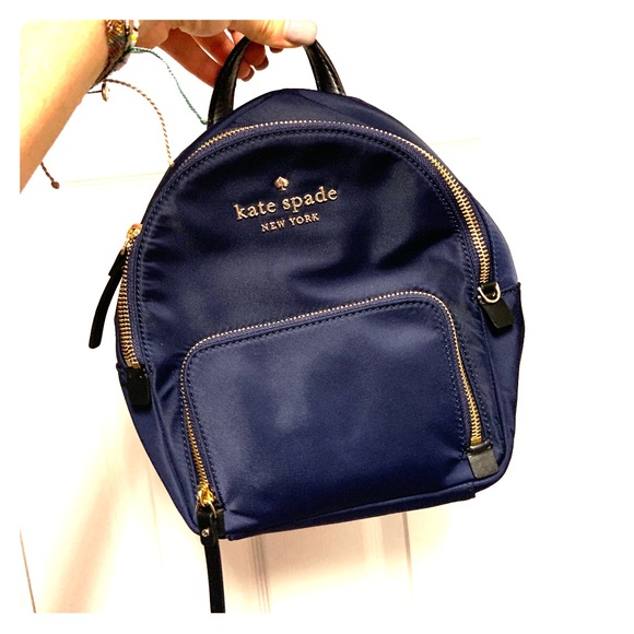 KATE SPADE - Navy Blue Mini Backpack
